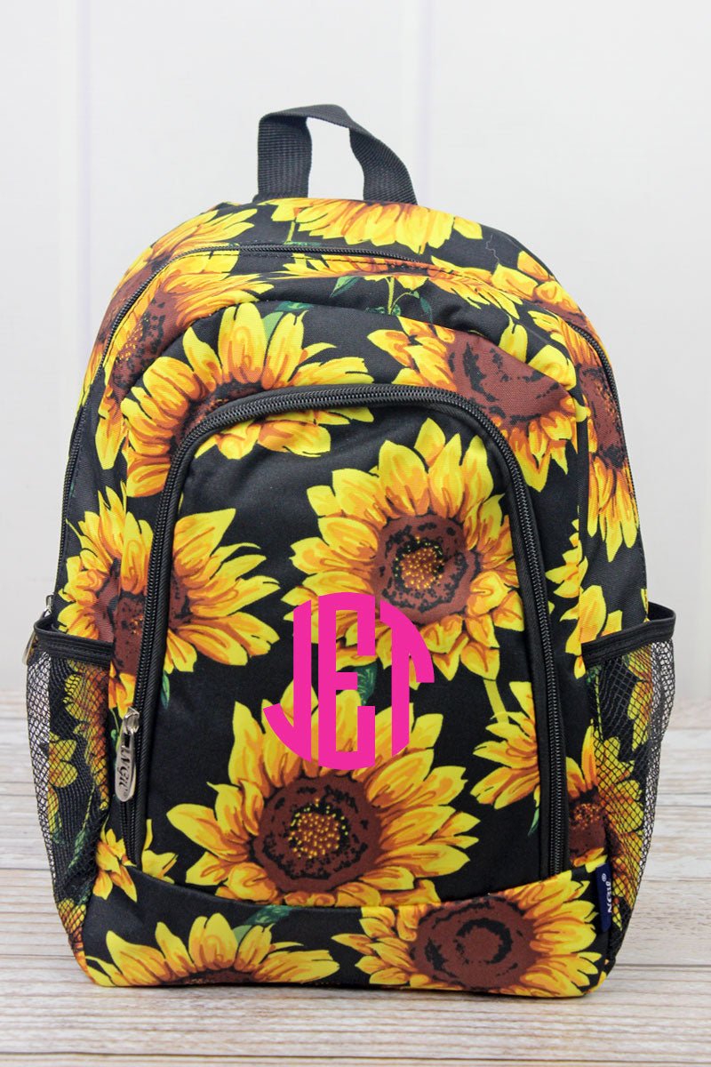 Illustrative example of sunflower backpack