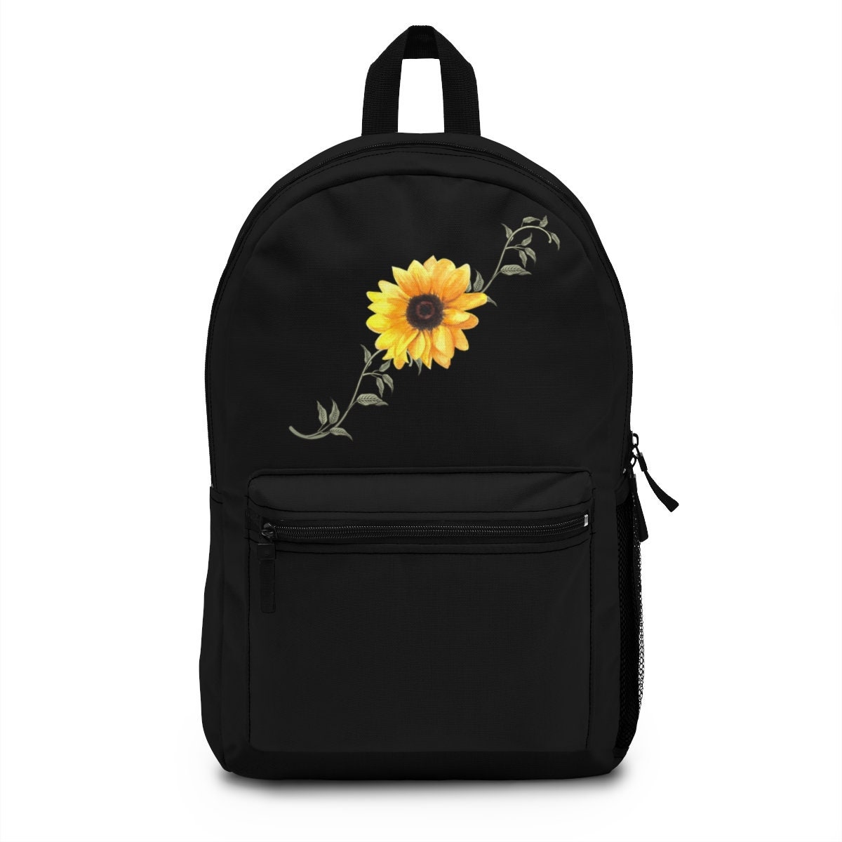 Illustrative example of sunflower backpack