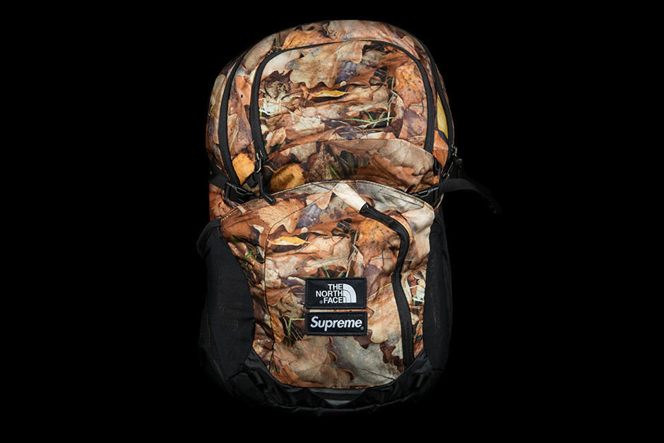 Illustrative example of supreme and north face backpack