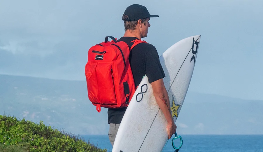 Illustrative example of surf backpack