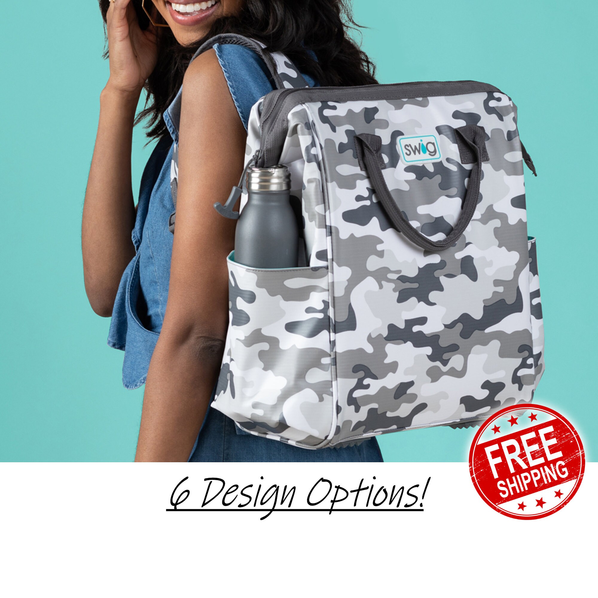 Illustrative example of swig backpack cooler