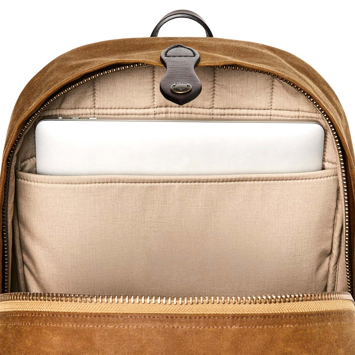 Illustrative example of tan backpack