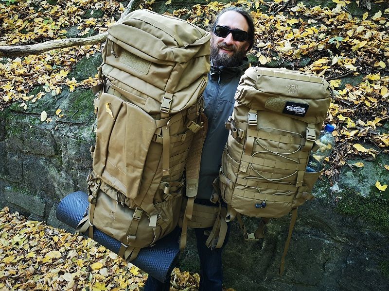 Illustrative example of tasmanian tiger backpack