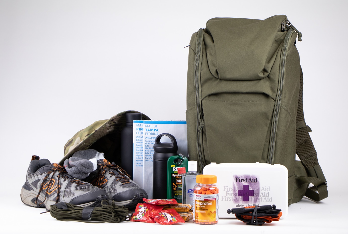 Illustrative example of tasmanian tiger backpack