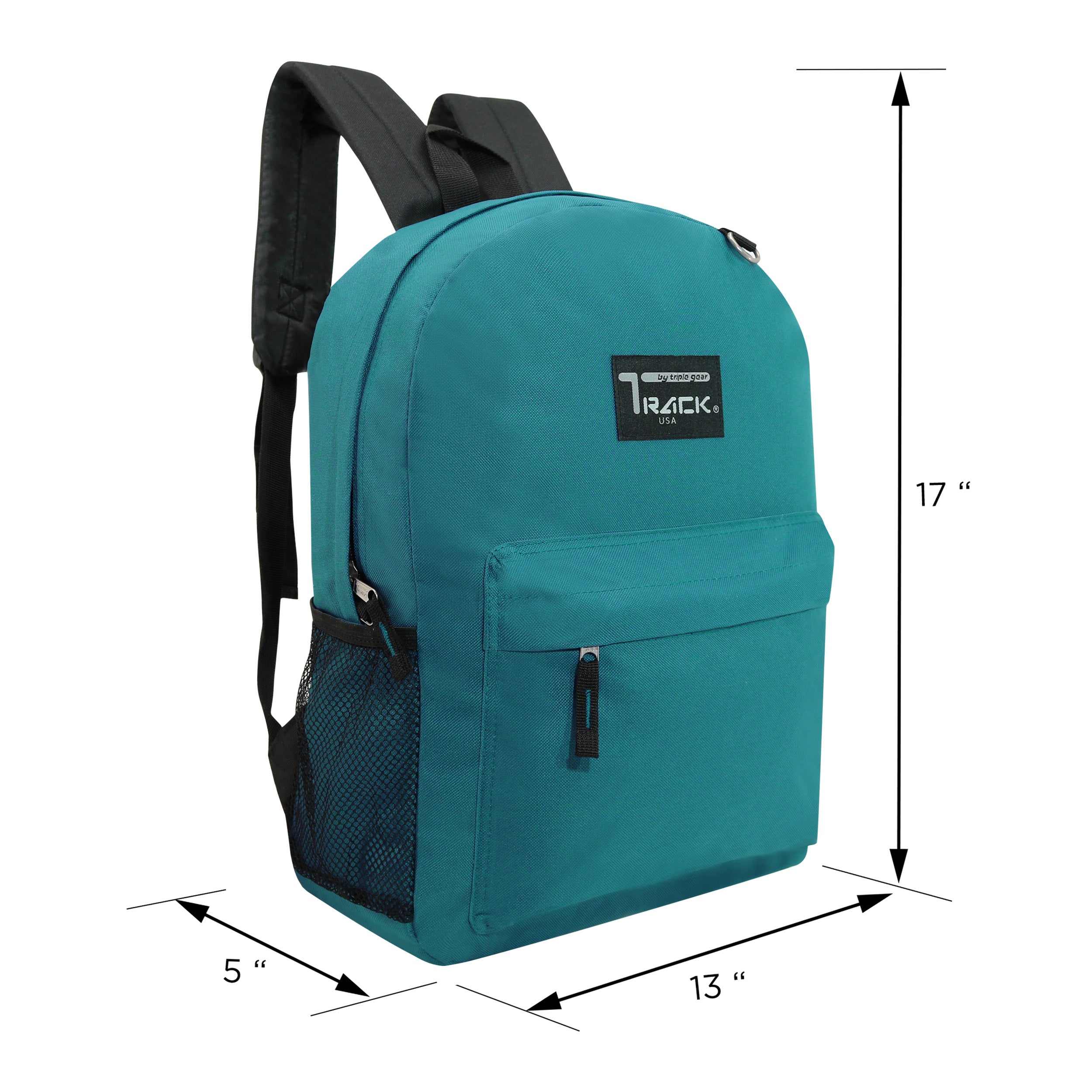 Illustrative example of teal backpack
