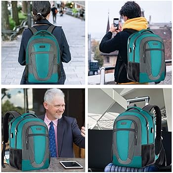 Illustrative example of teal backpack