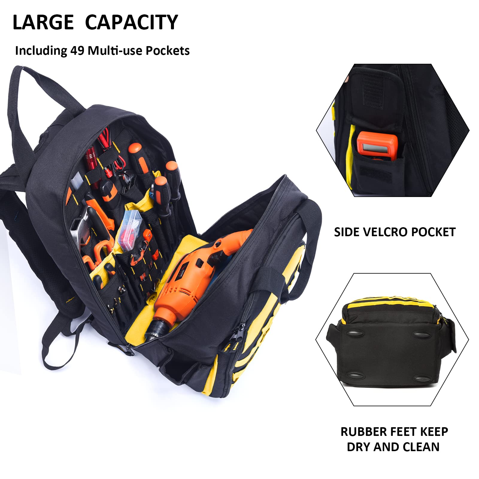 Illustrative example of tool bag backpack