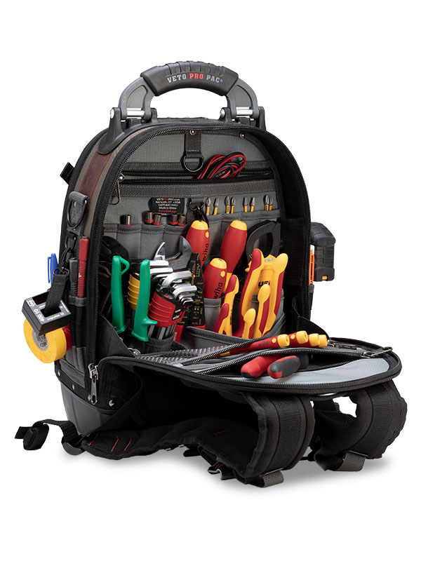 Illustrative example of tool pouch backpack