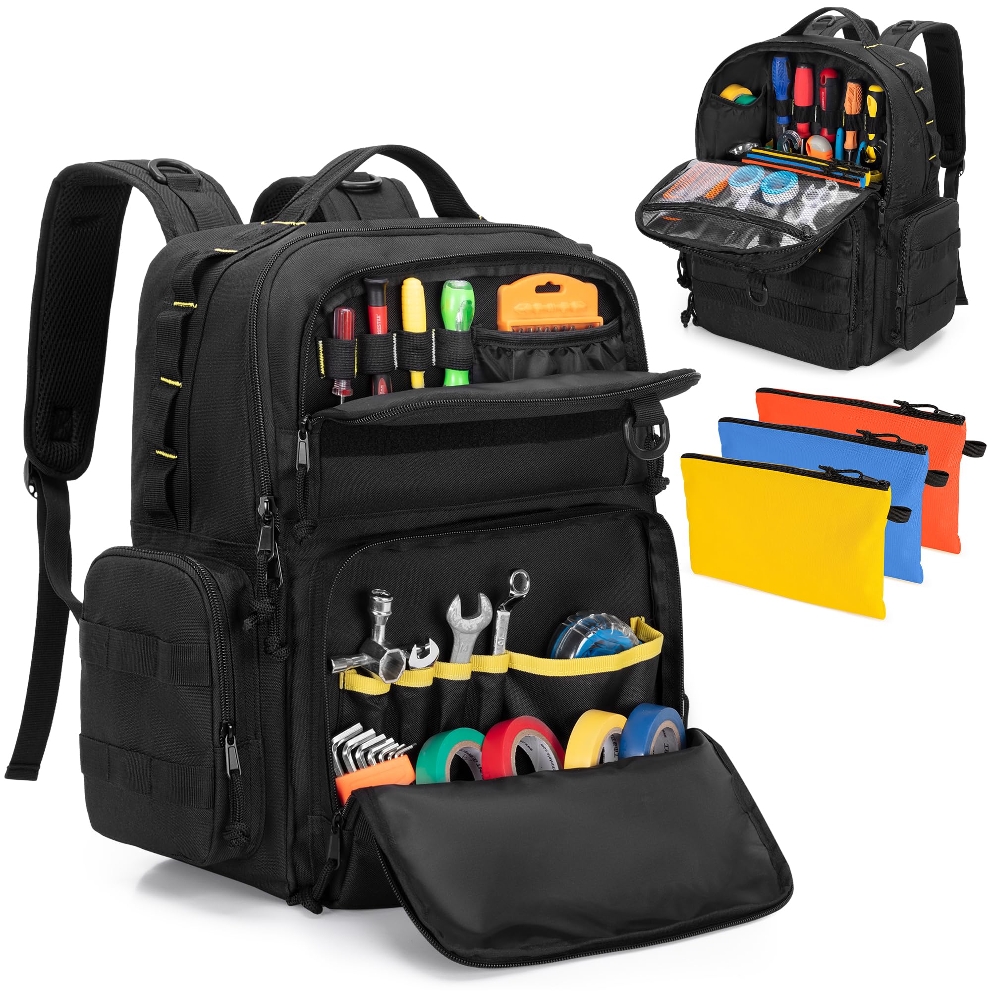 Illustrative example of tool pouch backpack