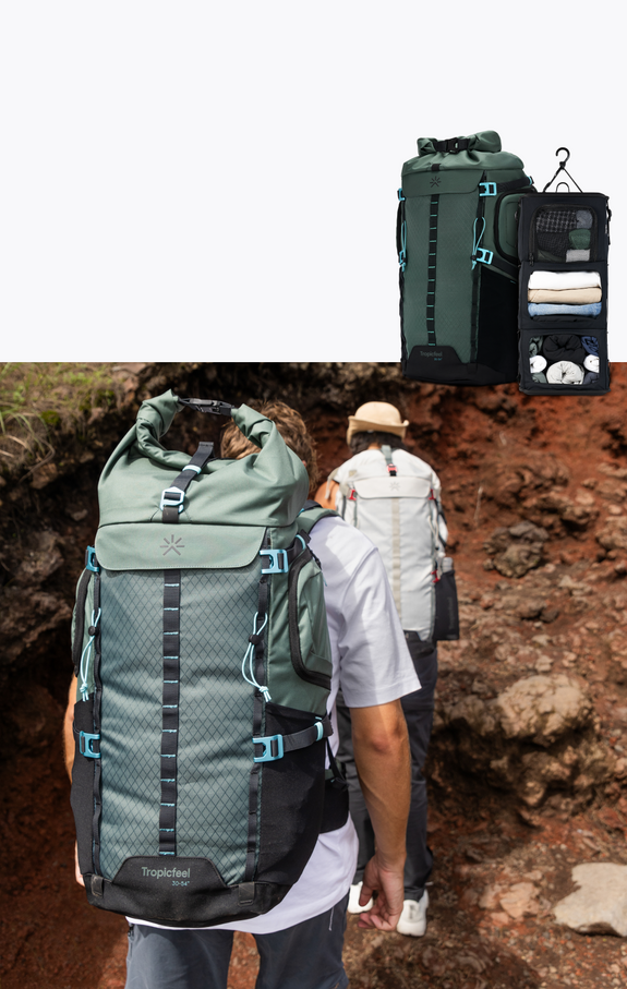 Illustrative example of tropicfeel backpack