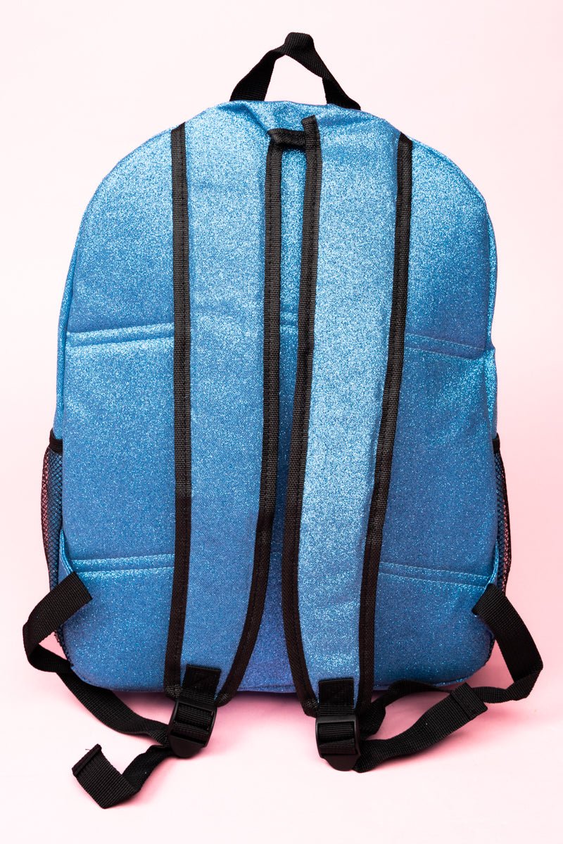 Illustrative example of turquoise backpack