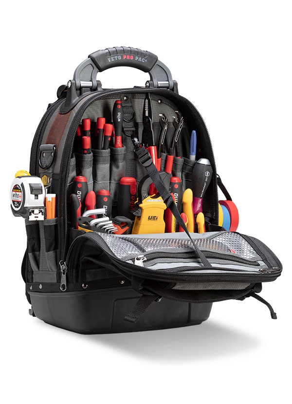 Illustrative example of veto pro pac tool backpack