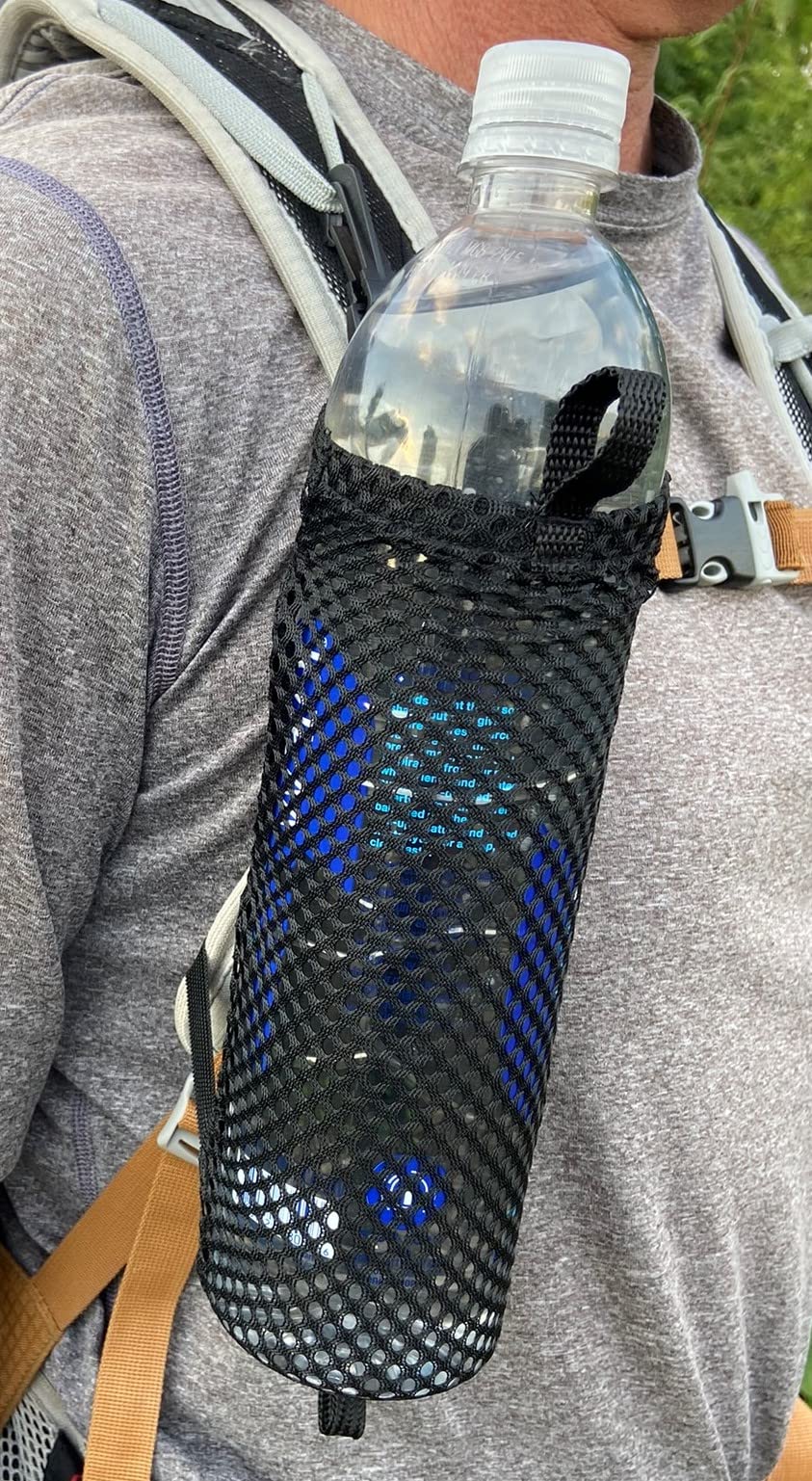 Illustrative example of water bottle holder for backpack
