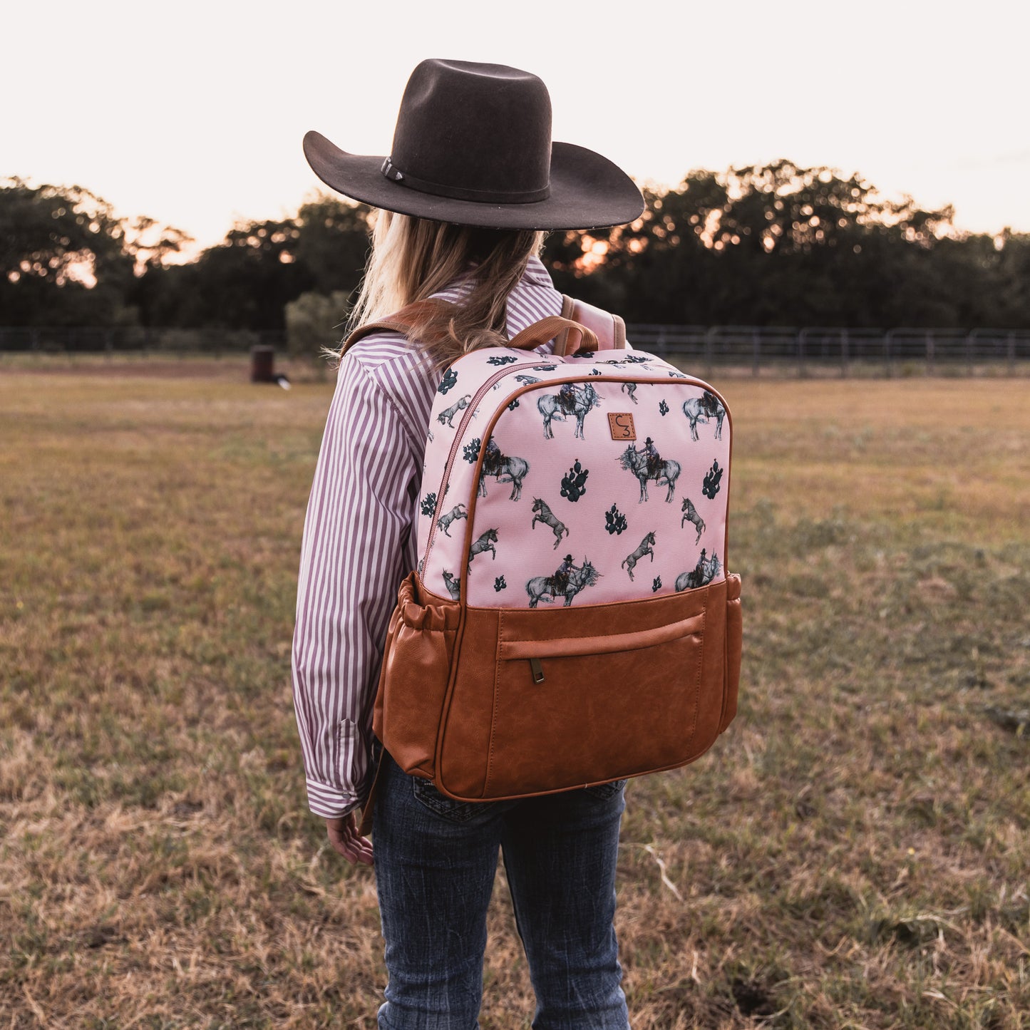 Illustrative example of western backpack