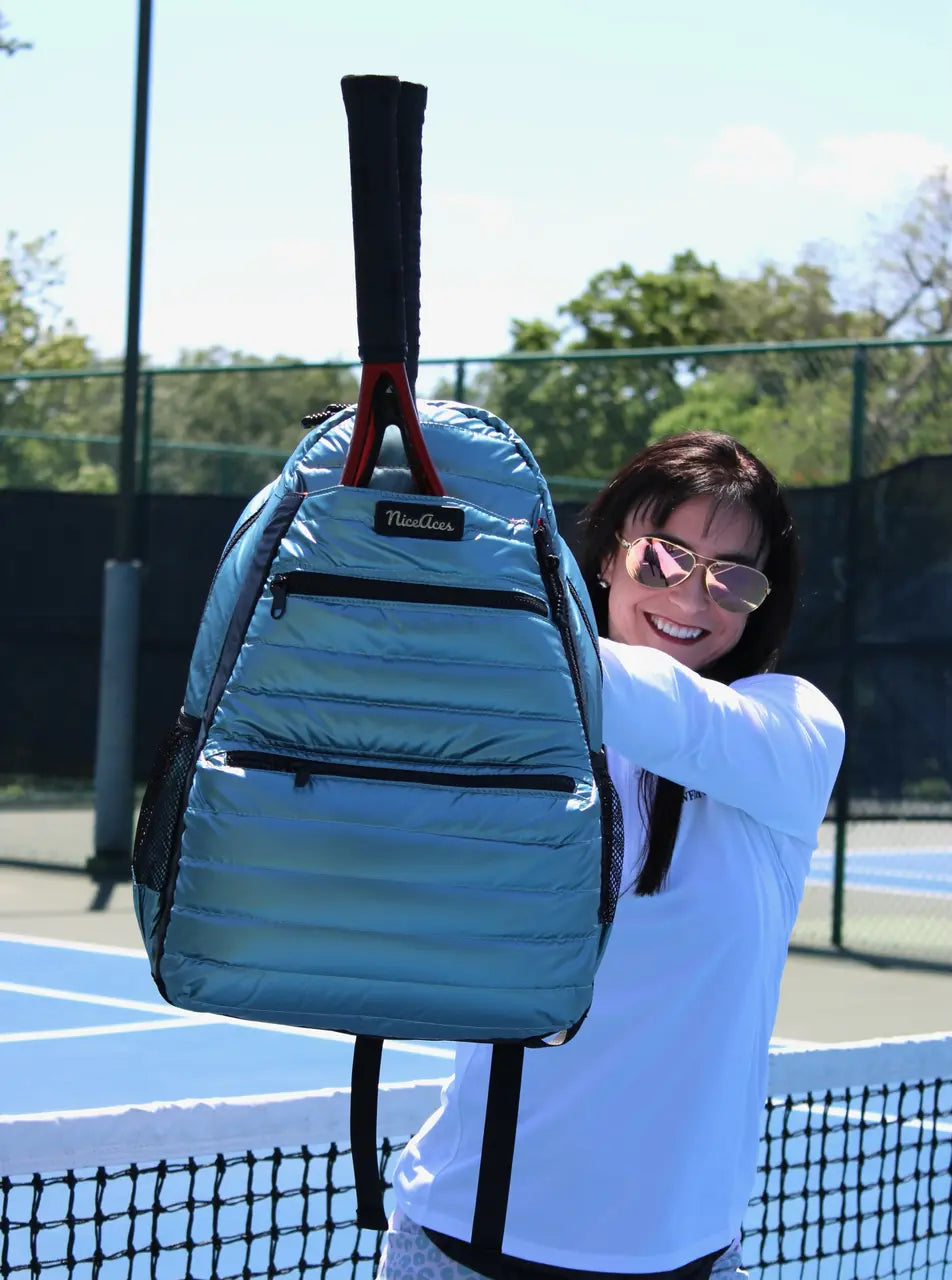 Illustrative example of women's tennis backpack